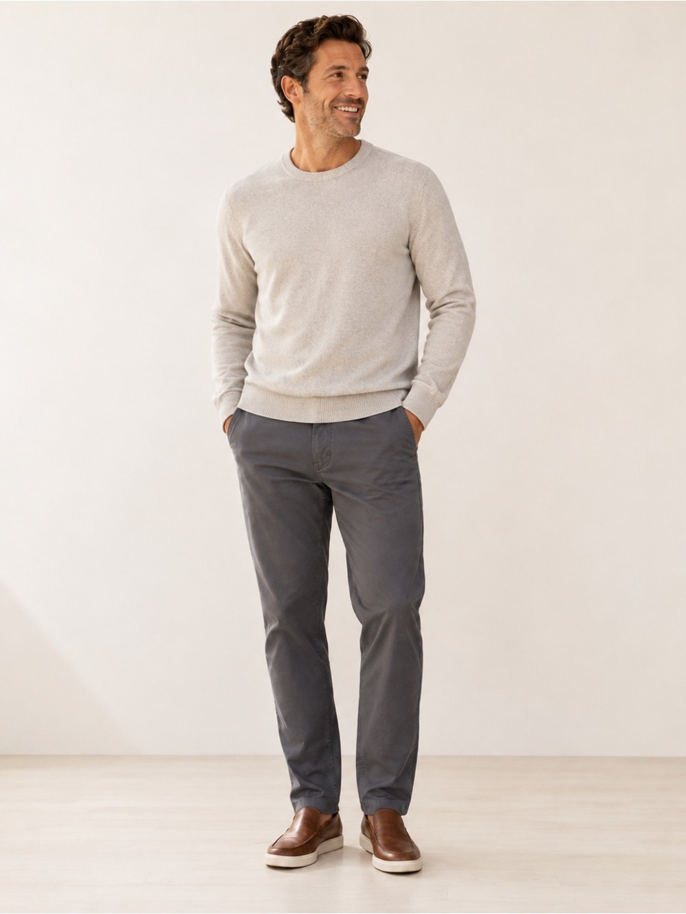 Tommy Bahama Men’s Chino Pants 34x32 Carbon Gray Stretch Straight Leg NWT